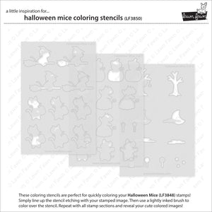 Lawn Fawn - HALLOWEEN MICE - Coloring Stencils
