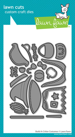 Lawn Fawn - Build-A-Critter COSTUMES - Dies set