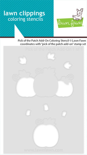 Lawn Fawn - PICK OF THE PATCH - Add-On - Coloring Stencil