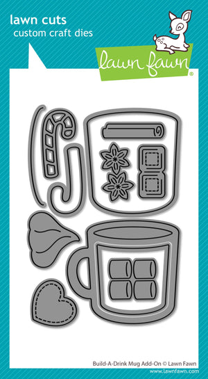 Lawn Fawn - Build-A-Drink MUG Add-On - Dies set