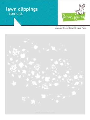 Lawn Fawn - AUTUMN BREEZE - Lawn Clippings - Stencil