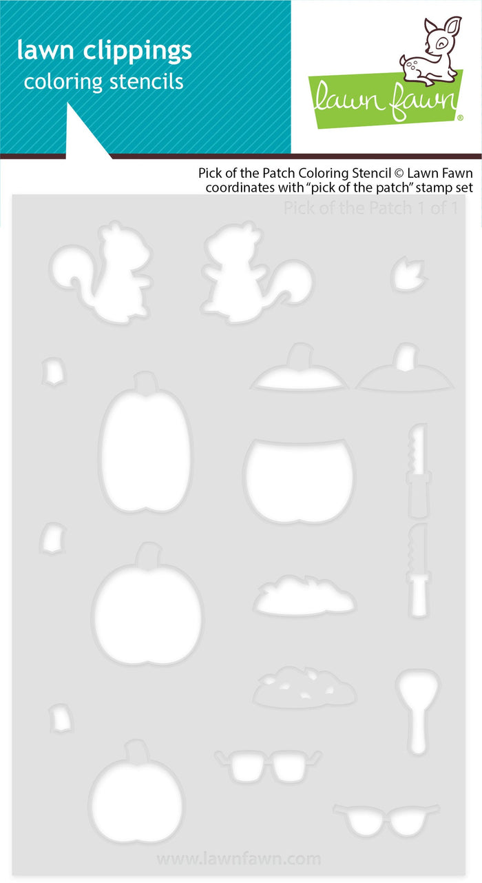 Lawn Fawn - PICK OF THE PATCH - Coloring Stencils