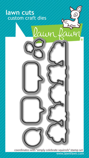 Lawn Fawn - SIMPLY CELEBRATE SQUIRRELS - Dies Set