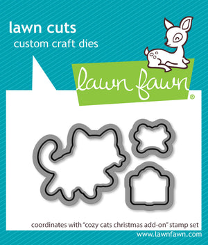 Lawn Fawn - COZY CATS CHRISTMAS Add-On - Dies Set