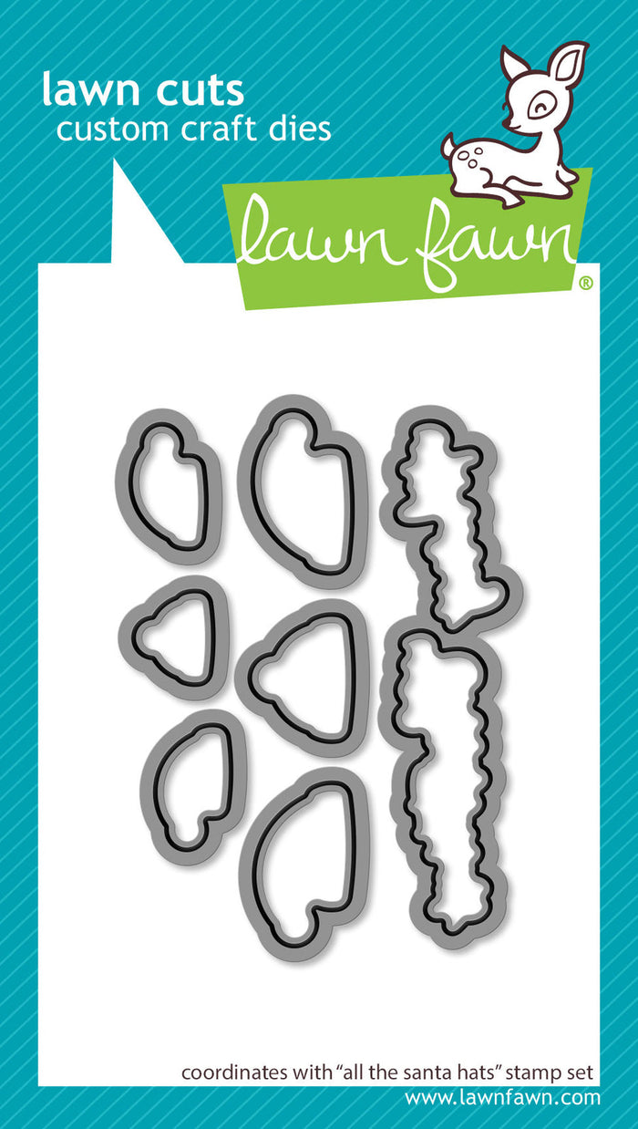 Lawn Fawn - ALL THE SANTA HATS  - Dies Set