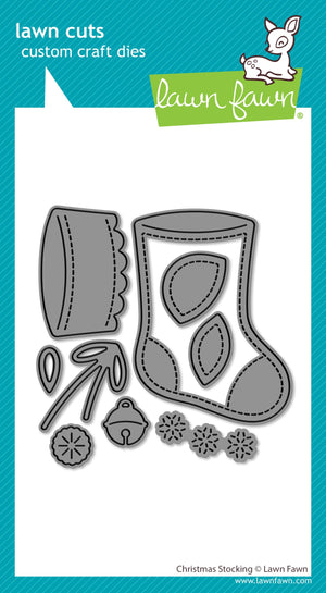 Lawn Fawn - CHRISTMAS STOCKING - Dies Set
