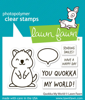 Lawn Fawn - QUOKKA MY WORLD - Stamps Set