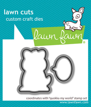 Lawn Fawn - QUOKKA MY WORLD - Dies set