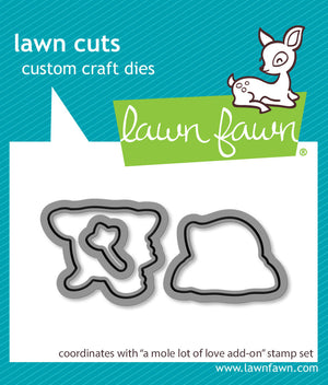 Lawn Fawn - A MOLE LOT OF LOVE Add-On - Dies Set