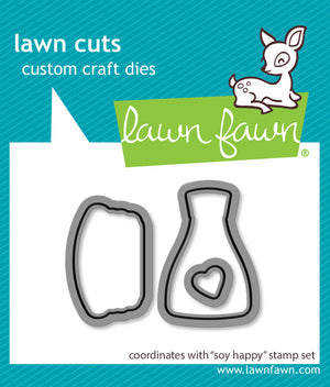 Lawn Fawn - SOY HAPPY - Dies Set