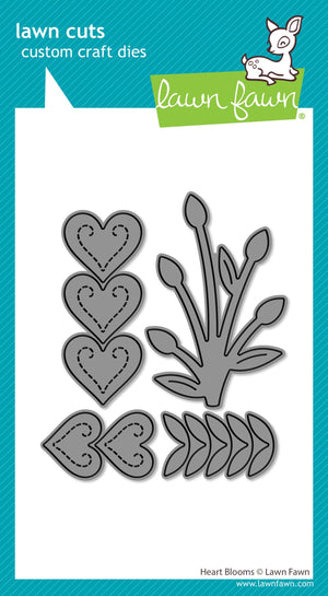 Lawn Fawn - HEART BLOOMS - Dies Set