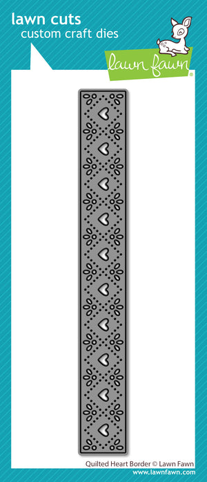 Lawn Fawn - QUILTED HEART Border - Die