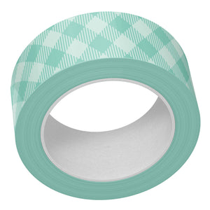 Lawn Fawn - WASHI TAPE - AQUA GINGHAM