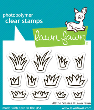Lawn Fawn - ALL THE GRASSES - Stamps Set