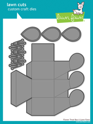 Lawn Fawn - FLOWER TREAT BOX - Dies Set