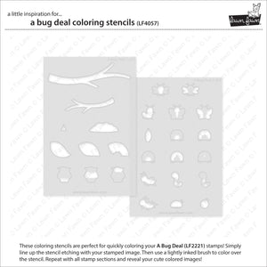 Lawn Fawn - A BUG DEAL - Coloring Stencils