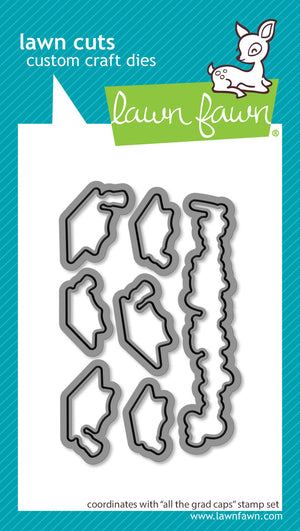 Lawn Fawn - ALL THE GRAD CAPS - Dies Set
