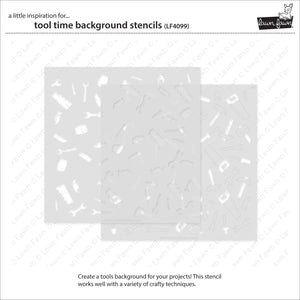 Lawn Fawn - TOOL TIME - Lawn Clippings - Layering Stencils set 2pc