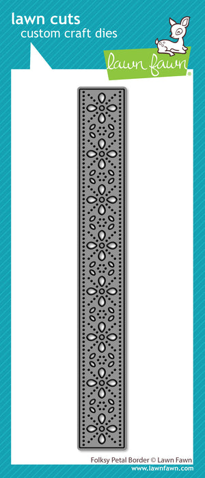 Lawn Fawn - FOLKSY PETAL Border - Die