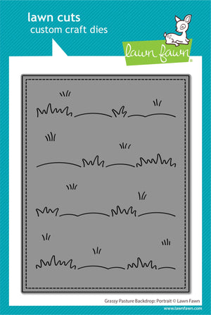 Lawn Fawn - GRASSY PASTURE: Portrait - Die