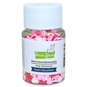 Lawn Fawn - HEART CLAY PIECES - Tiny Treasures