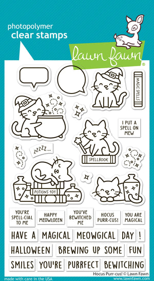 Lawn Fawn - HOCUS PURR-CUS! - Stamps Set