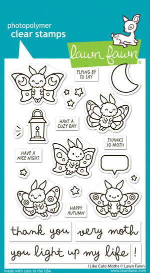 Lawn Fawn - I LIKE BIG MOTHS - Stamps set