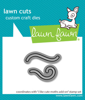 Lawn Fawn - I LIKE CUTE MOTHS Add-On - Dies Set
