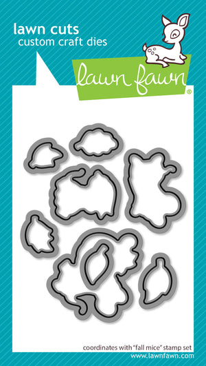 Lawn Fawn - FALL MICE - Dies Set