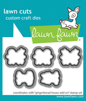 Lawn Fawn - GINGERBREAD HOUSE Add-On - Dies Set