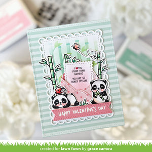 Lawn Fawn - I HEART PANDAS ADD-ON - Stamps Set