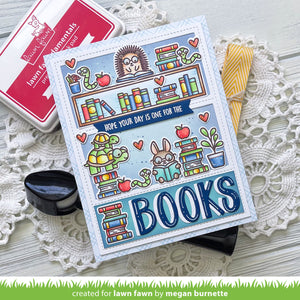 Lawn Fawn - LITTLE WOODLAND LIBRARY FRIENDS - Stamps Set