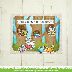 Lawn Fawn - LITTLE WOODLAND LIBRARY - Stamps set