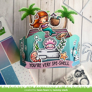 Lawn Fawn - PLATFORM POP-UP PALM TREE INSERTS - Dies Set