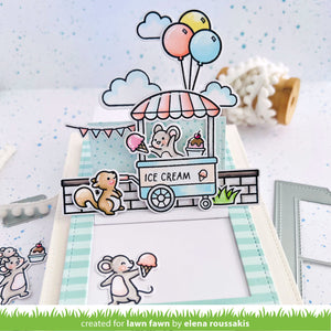 Lawn Fawn - PULL 'n SLIDE SUPRISE  - Dies set