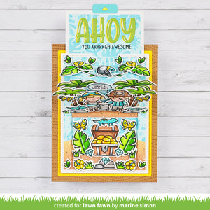 Lawn Fawn - PULL 'n SLIDE SUPRISE  - Dies set