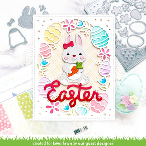 Lawn Fawn - EASTER EGG Backdrop - Dies Set