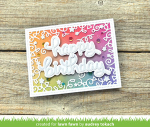 Lawn Fawn - SCRIPTY HAPPY - Lawn Cuts DIES