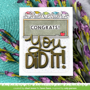 Lawn Fawn - SIMPLY CELEBRATE GRADUATION - Stamps Set
