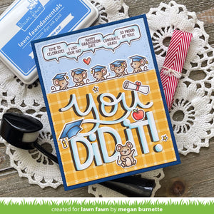 Lawn Fawn - SIMPLY CELEBRATE GRADUATION - Stamps Set