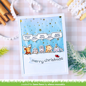 Lawn Fawn - Simply Celebrate WINTER CRITTERS Add-On - Stamps set