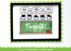 Lawn Fawn - SIMPLY CELEBRATE GRADUATION - Stamps Set