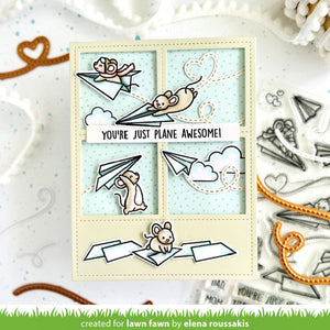 Lawn Fawn - STITCHED TRAILS - Hot Foil Plate Coordinating DIES SET