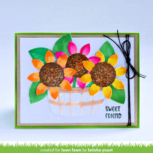 Lawn Fawn - SUNNY SUNFLOWER - Dies set