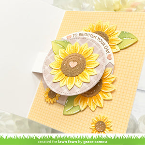 Lawn Fawn - SUNNY SUNFLOWER - Dies set