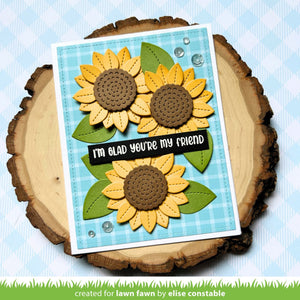 Lawn Fawn - SUNNY SUNFLOWER - Dies set