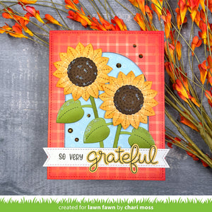 Lawn Fawn - SUNNY SUNFLOWER - Dies set