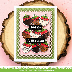 Lawn Fawn - SWEET STRAWBERRY - Stamps set