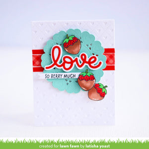 Lawn Fawn - SWEET STRAWBERRY - Stamps set