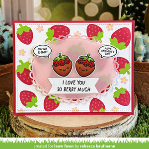 Lawn Fawn - SWEET STRAWBERRY - Stamps set